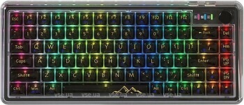 Фото Attack Shark K75 Pro Black Bluetooth/USB (AS-6972792470351-PRO-TB)