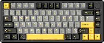 Фото Attack Shark X86 Full Aluminum Keyboard Starry Black Bluetooth/USB (AS-6972792470450-SB)