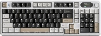 Фото Attack Shark X98PRO Wireless Gaming Keyboard Cheese White (AS-6972792470498-CW)