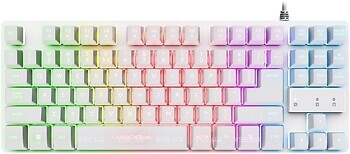 Фото Trust GXT 833W Thado TKL Illuminated Keyboard White USB (24737)