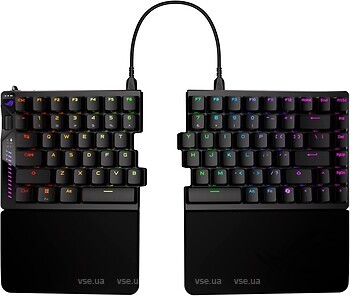 Фото Asus ROG Falcata Split Black Bluetooth/USB (90MP043H-BKUA20)