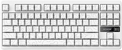 Фото MCHOSE G87 White Topographic Bluetooth/USB (MC-G87-18)