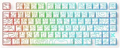 Фото MCHOSE Jet 75 White Topographic USB (MC-JET75-9)