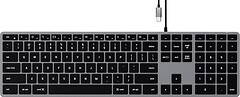 Фото Satechi Slim W3 Backlit Space Gray USB (ST-UCSW3M)