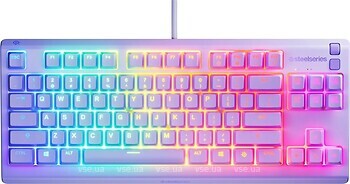 Фото SteelSeries Apex 3 TKL Lavender USB (64940)
