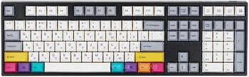 Фото Varmilo APT108 CMYK K-Prestige Silent Grey/White Bluetooth/USB (A93A024F8A5A17A007)