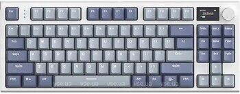 Фото Attack Shark K86 RGB Linear Blue Whale Switches Lavener Blue Bluetooth/USB
