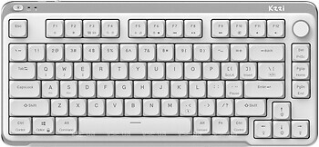 Фото Kzzi I75 Red Switch Grey Bluetooth/USB (6977534870635)