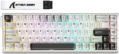 Фото Attack Shark X68MAX HE Magnetic Switch Star White USB