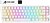 Фото Attack Shark X68PRO HE Magnetic Switch White Bluetooth/USB (6972792470627)