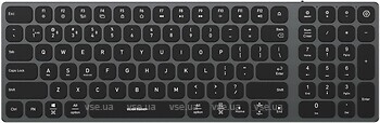 Фото Silver Monkey Alu Keys Mini Premium Backlight Black Bluetooth/USB (SMA258)