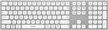 Фото Silver Monkey Alu Keys Premium Backlight White Bluetooth/USB (SMA255)