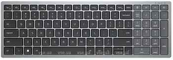 Фото Dell KB740 Compact Multi-Device Wireless Keyboard Grey Bluetooth/USB (580-AKOX)