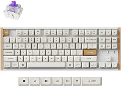Фото Keychron K8 HE Wireless Magnetic Switch White Bluetooth/USB (K8H-Q1)