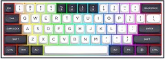Фото Redragon Alcor QMK Black/White Bluetooth/USB (K717WB-RGB-PRO)