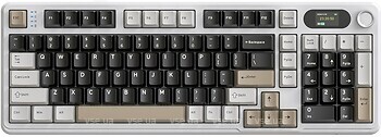 Фото Attack Shark X98 Pro Blueberry Switch Cheese White Bluetooth/USB (X98PROCW_AS)