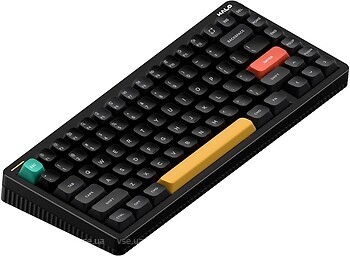 Фото NuPhy Halo IO 75 Blush Max Obsidian Black Bluetooth/USB (HALOIOSERIES75OBBLM)