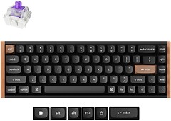 Фото Keychron K6 HE Wireless Magnetic Switch Black Bluetooth/USB (K6H-F1)