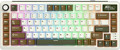 Фото RK Royal Kludge L75 Cream Switch Olive Green Bluetooth/USB (RK-L75-PLMGRN-CRMSW-US)