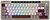 Фото EPOMAKER RT65 Wisteria Linear Switch Grey/White Bluetooth/USB (RT65W)