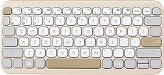Фото Asus Marshmallow Keyboard KW100 Oat Milk Bluetooth (90XB0880-BKB170)