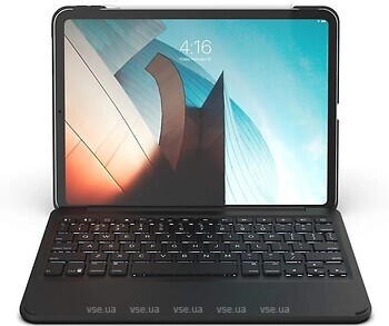Фото Zagg Folio Keyboard for iPad Pro 11 2018 Black Bluetooth (103002357)