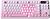 Фото A-Jazz MK87 White/Pink Bluetooth/USB (MK87-P-S-P)