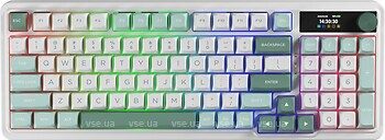 Фото Redragon Galatin Pro White Bluetooth/USB (K719WG-RGB-PRO)