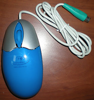 Фото Maxin MOU-886 Blue-Silver PS/2