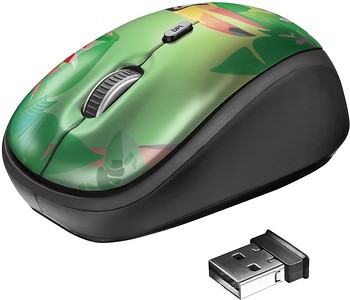 Фото Trust Yvi Wireless Toucan Black-Green USB (23389)