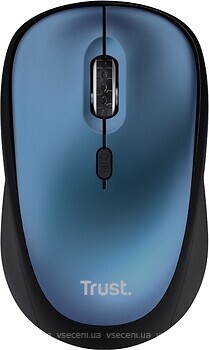 Фото Trust Yvi+ Silent Wireless Mouse Blue USB (24551)