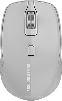 Фото Silver Monkey M40 Wireless Comfort Mouse Grey Bluetooth/USB