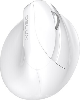 Фото Delux M618Mini Vertical Mouse White Bluetooth/USB