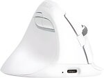 Фото Delux M618ZD Vertical Mouse White Bluetooth/USB