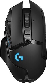 Фото Logitech G502 Lightspeed Wireless Gaming Mouse Black USB (910-005565)