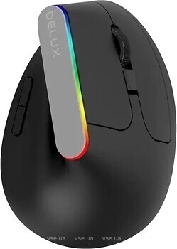 Фото Delux M618C Vertical Mouse Black USB