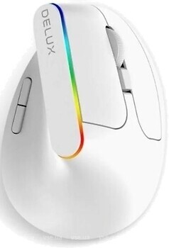 Фото Delux M618C Vertical Mouse White USB