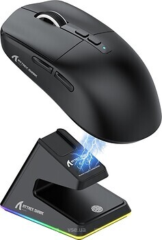Фото Attack Shark X6 Black Bluetooth/USB