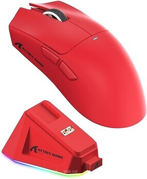 Фото Attack Shark X11 Red Bluetooth/USB