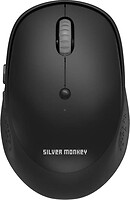 Фото Silver Monkey M90 Wireless Comfort Mouse Black Bluetooth/USB (OM-003W-SM)