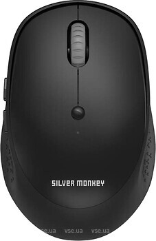 Фото Silver Monkey M90 Wireless Comfort Mouse Black Bluetooth/USB (OM-003W-SM)
