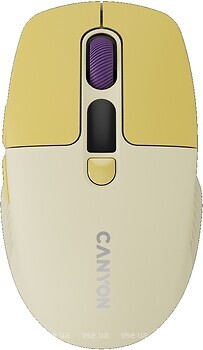 Фото Canyon MW-26 LCD Silent Dual Mode Wireless Yellow Bluetooth/USB