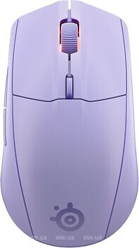 Фото SteelSeries Rival 3 Wireless Gen 2 Lavender Bluetooth/USB (62525)