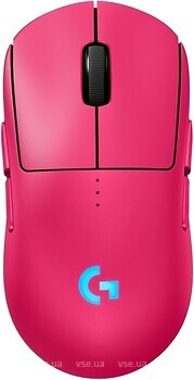 Фото Logitech Pro 2 Lightspeed Wireless Mouse Pink USB (910-007291)