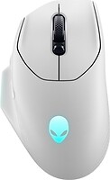 Фото Dell Alienware Wireless Gaming Mouse AW620M Lunar Light USB (545-BBFC)