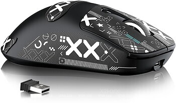 Фото Attack Shark X3 Max Grip Tape Black Bluetooth/USB