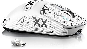 Фото Attack Shark X3 Max Grip Tape White Bluetooth/USB