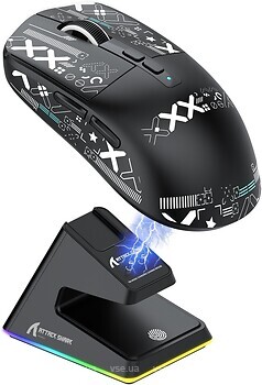 Фото Attack Shark X6 Tape Black Bluetooth/USB