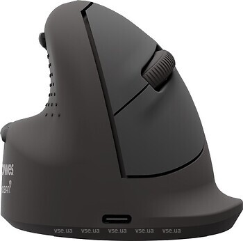 Фото Fellowes Breyta Plus+ Vertical Mouse Medium Left Black Bluetooth, USB (100143583)