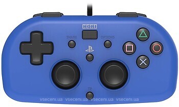 Фото HORI Mini Wired Gamepad for PS4 Blue